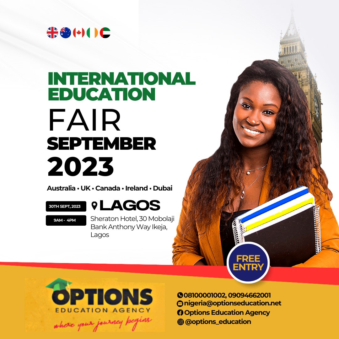 The Options International Education Fair 2023 is Options International Education Fair 2023